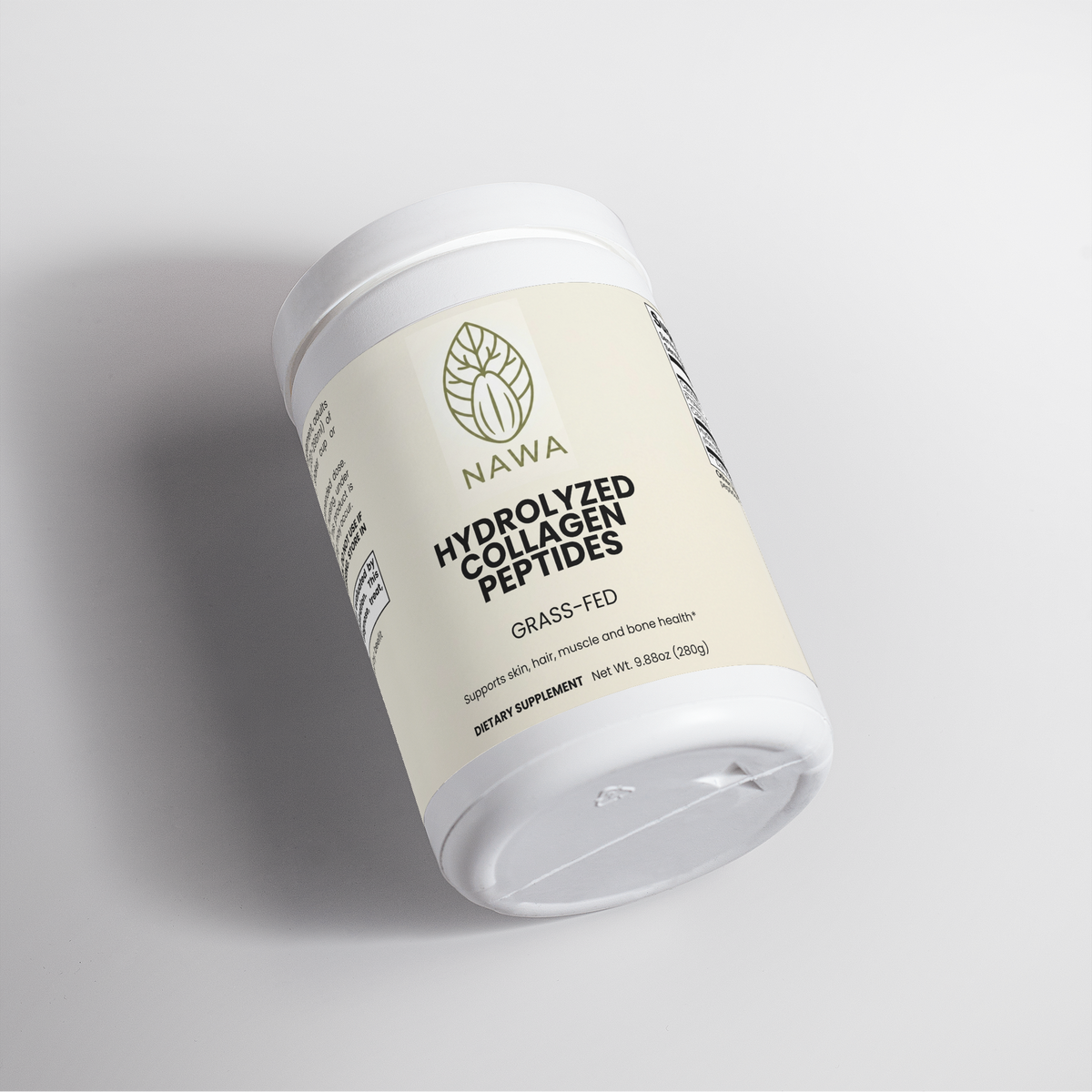 NAWA grass-fed collagen peptides packaging